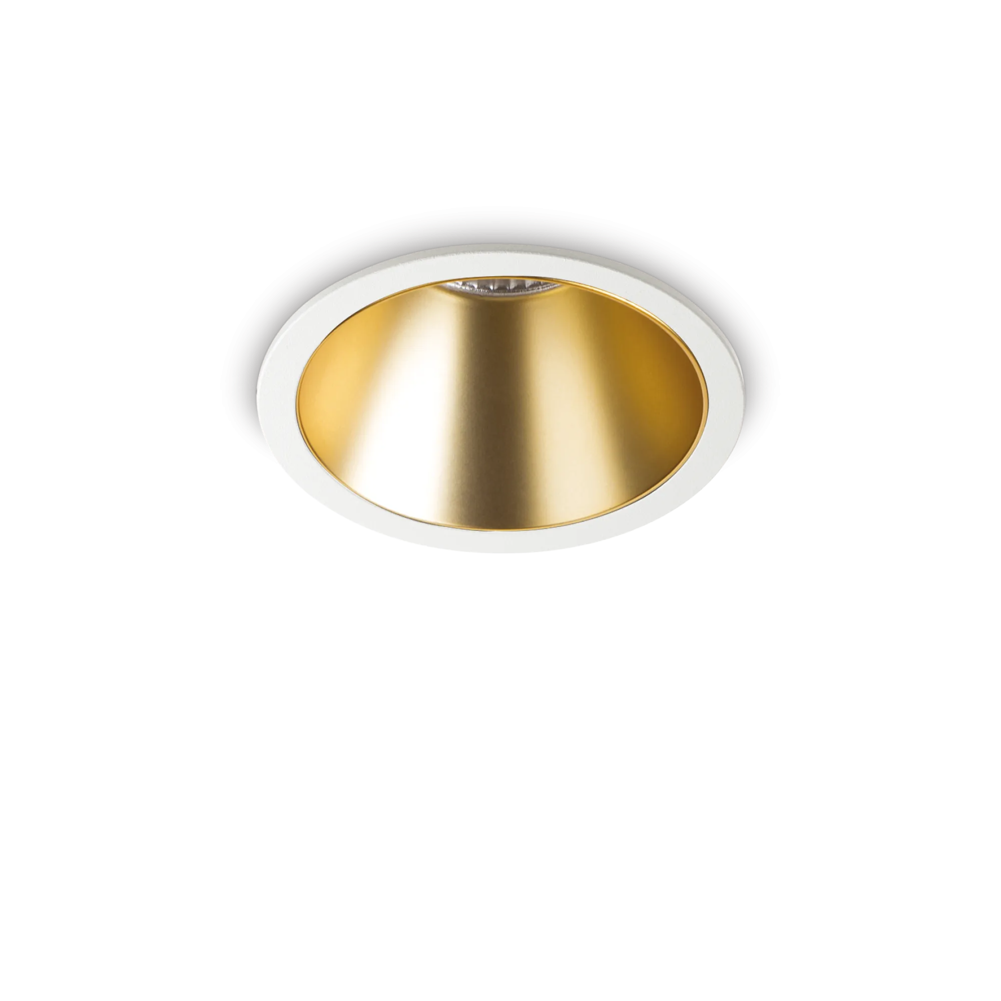 Встраиваемый светильник Ideal Lux Game Trim Round 11W 2700K WH GD 341347