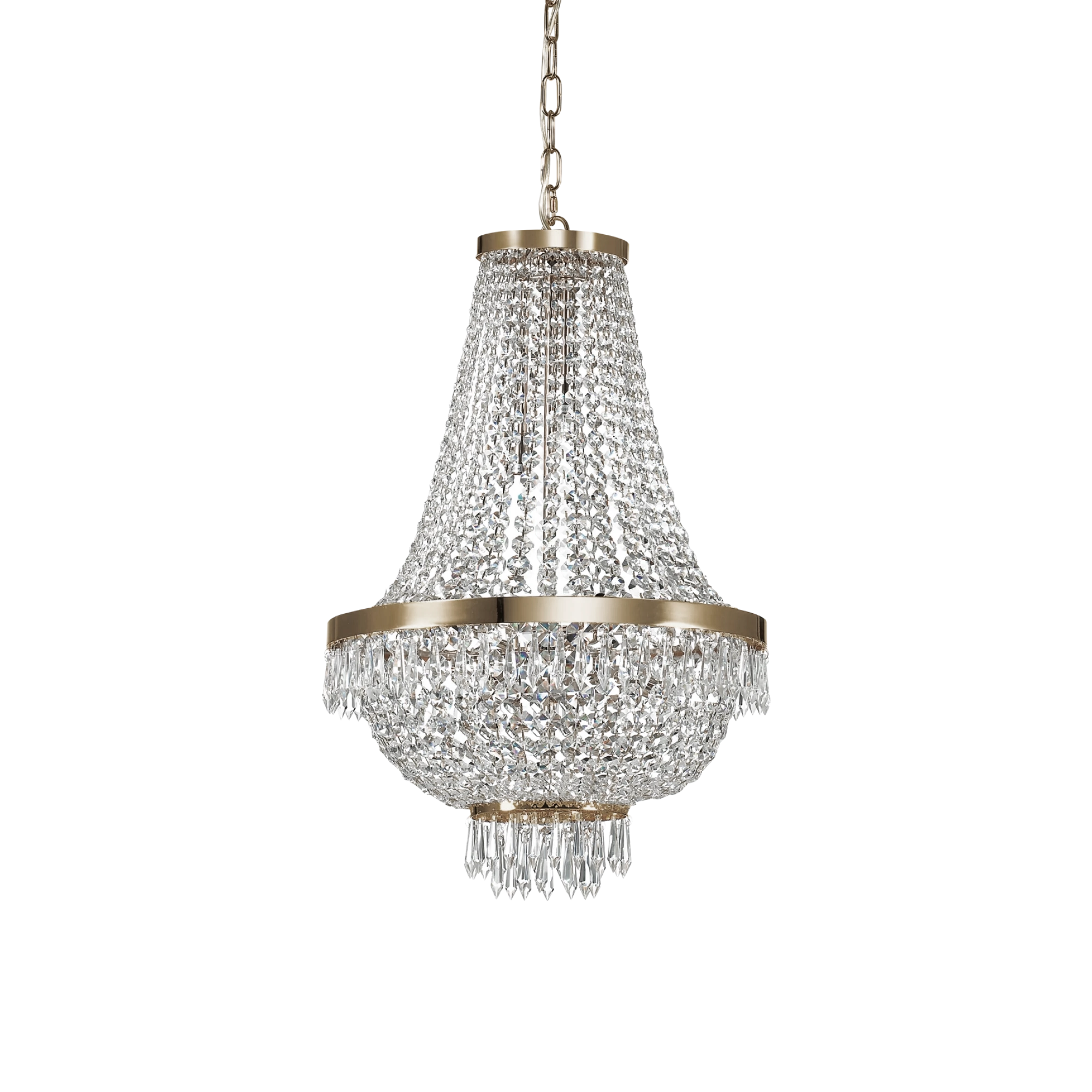 Хрустальная люстра Ideal Lux Caesar SP9 Oro 114736