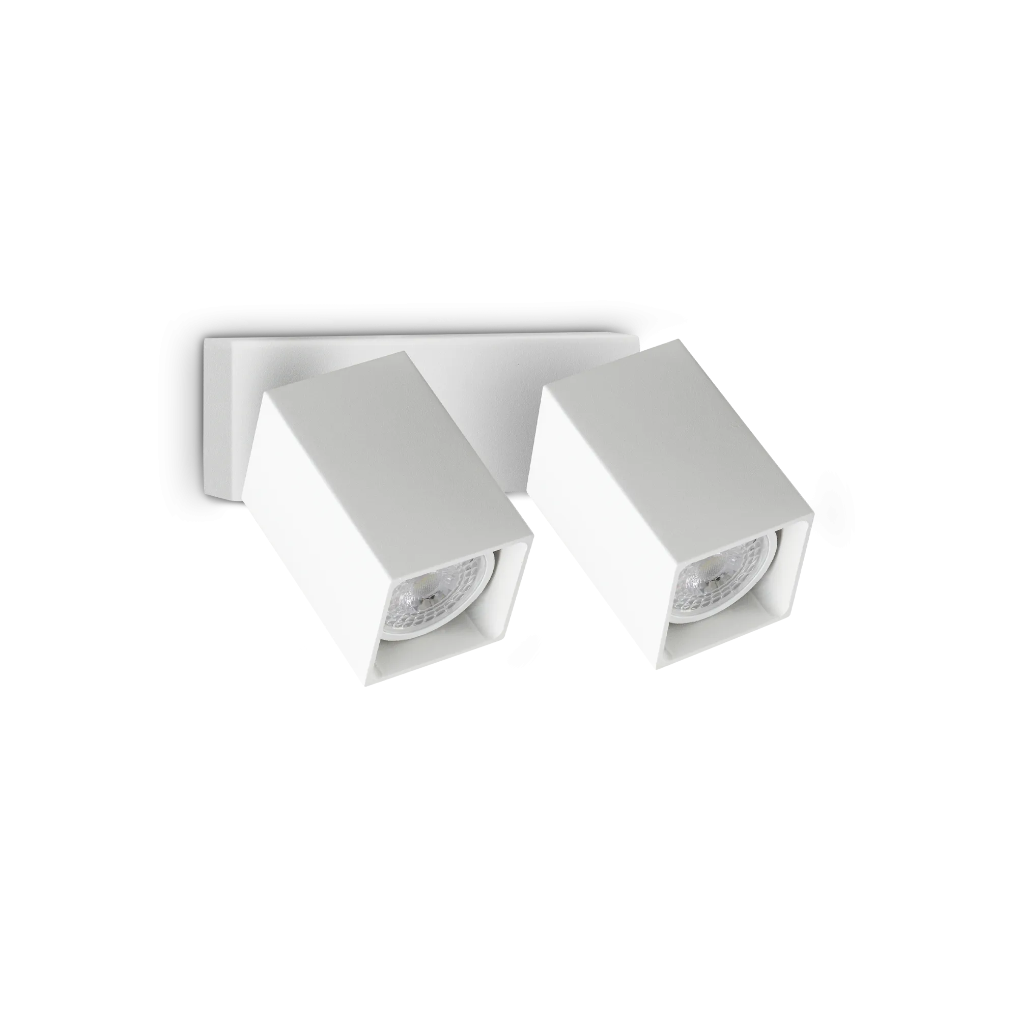 Настенный светильник Ideal Lux DYNAMITE AP2 SQUARE BIANCO 371221
