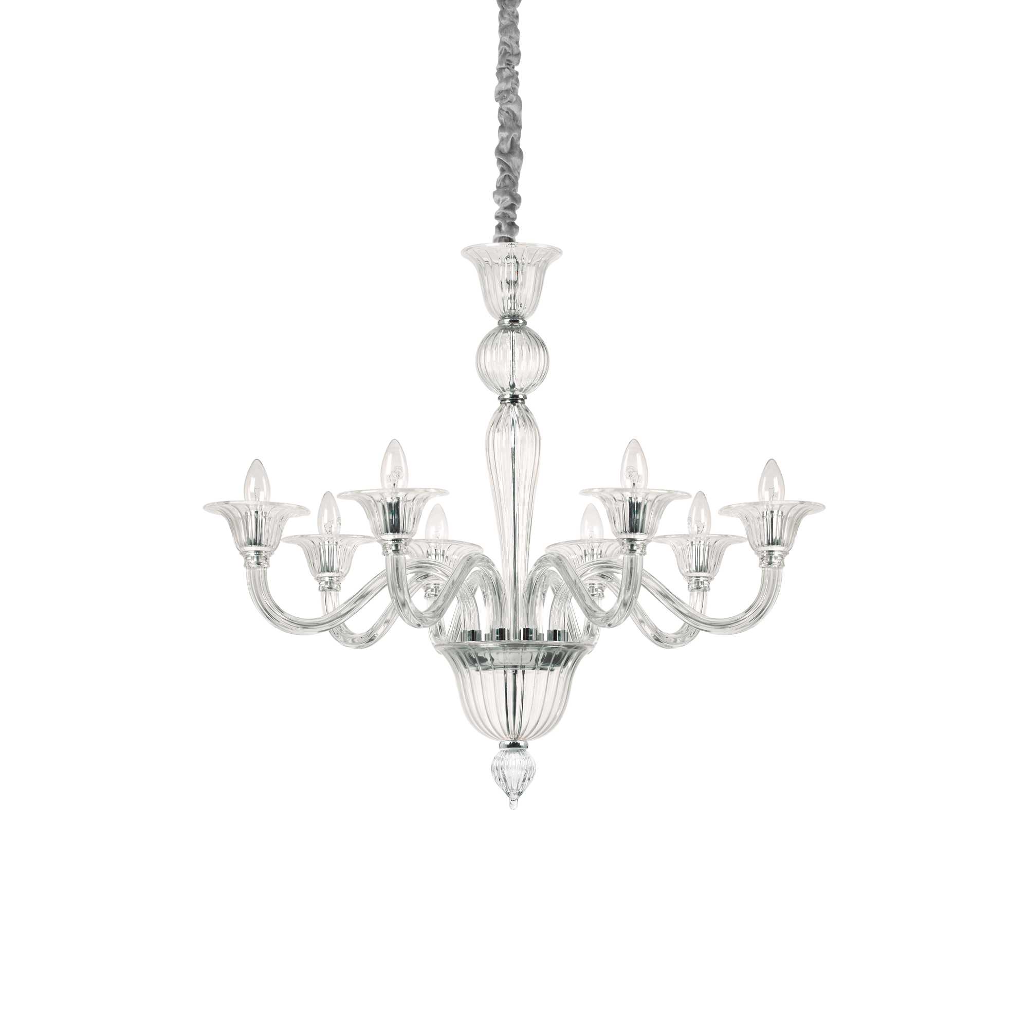 Люстра Ideal Lux Brigitta SP8 Trasparente 199382