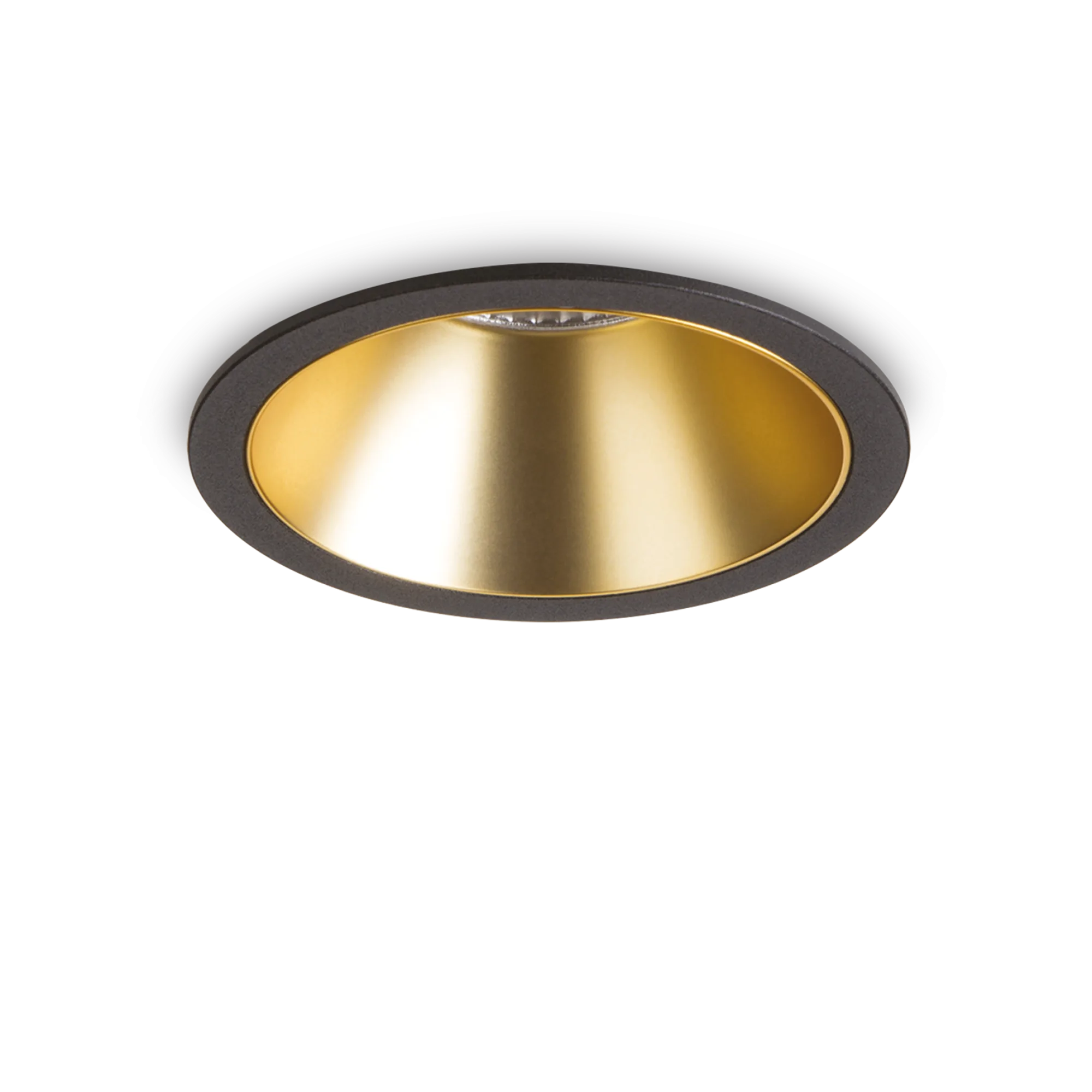 Встраиваемый светильник Ideal Lux Game Trim Round 20W 3000K BK GD 341415