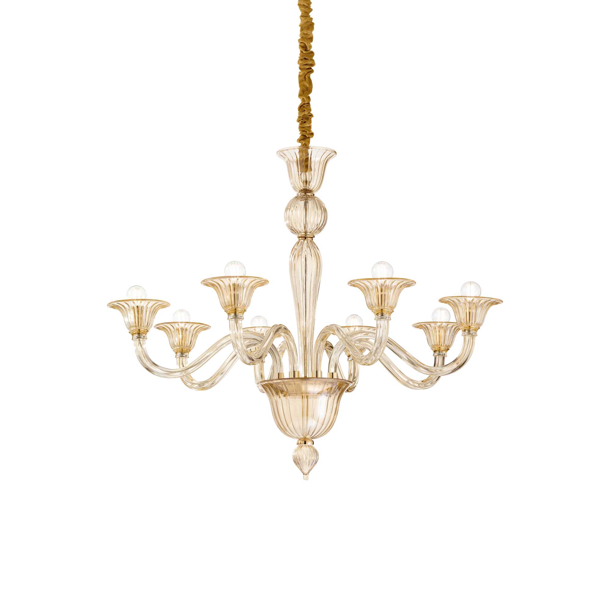Люстра Ideal Lux Brigitta SP8 Ambra 199412