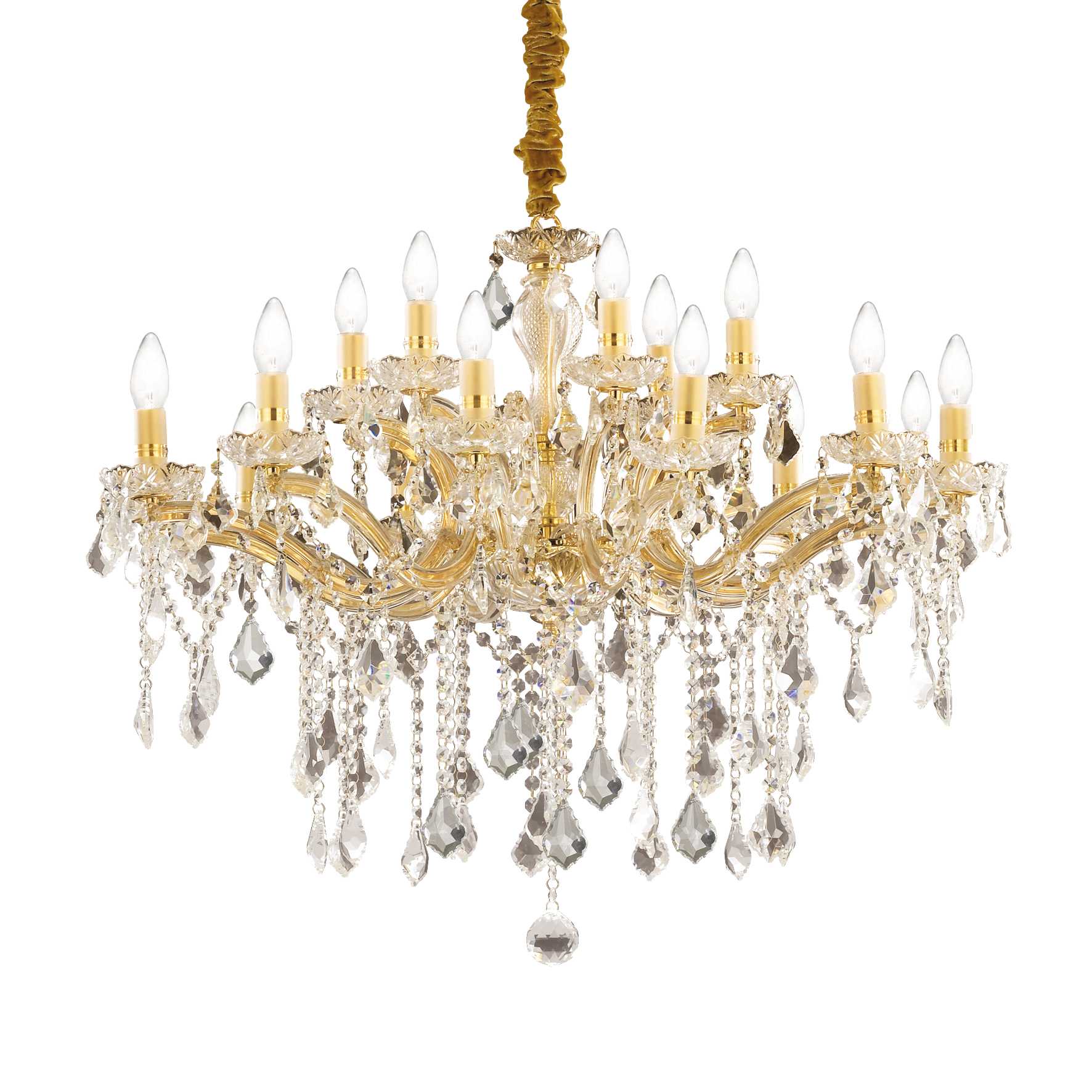 Люстра Ideal Lux Florian SP18 Oro 075181