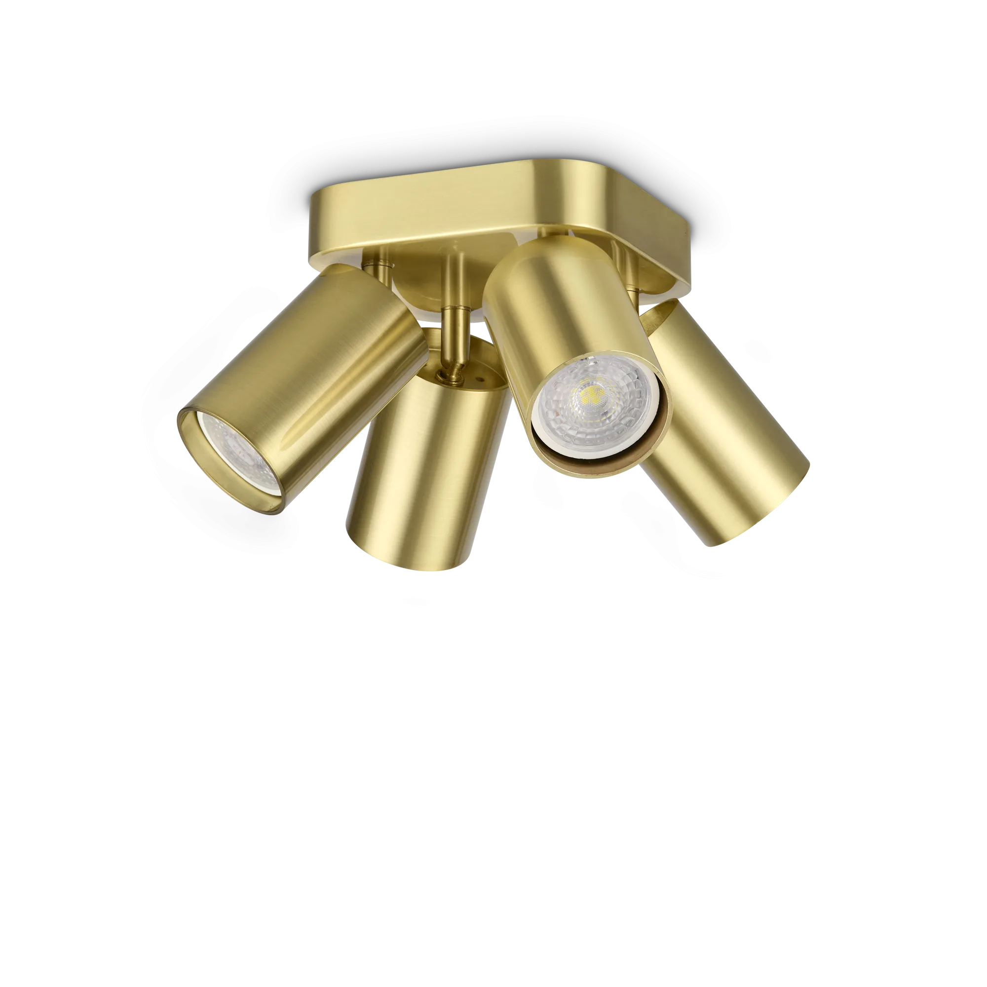 Спот Ideal Lux DYNAMITE PL4 ROUND OTTONE 371306