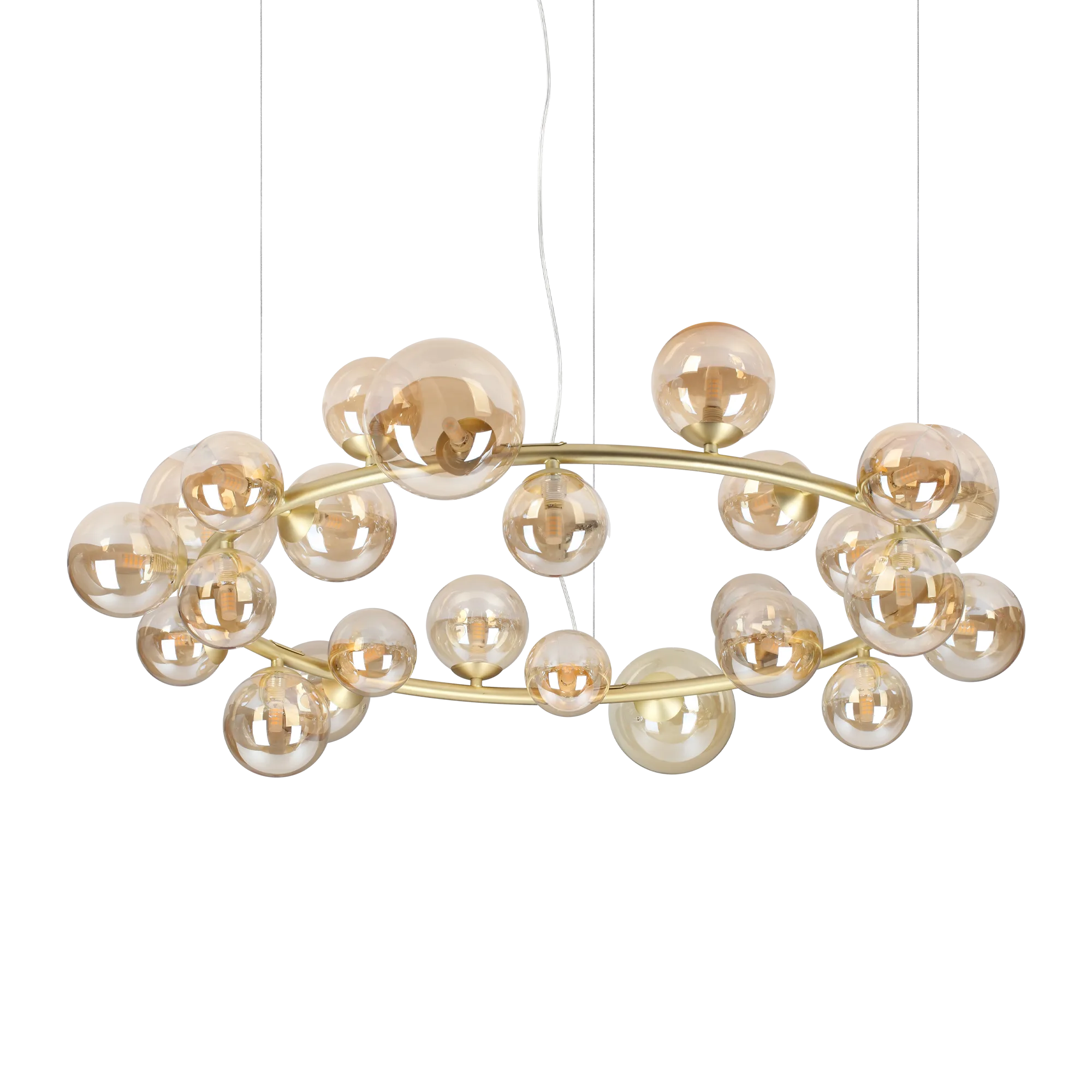 Подвесной светильник Ideal Lux PERLAGE SP25 AMBRA 370583