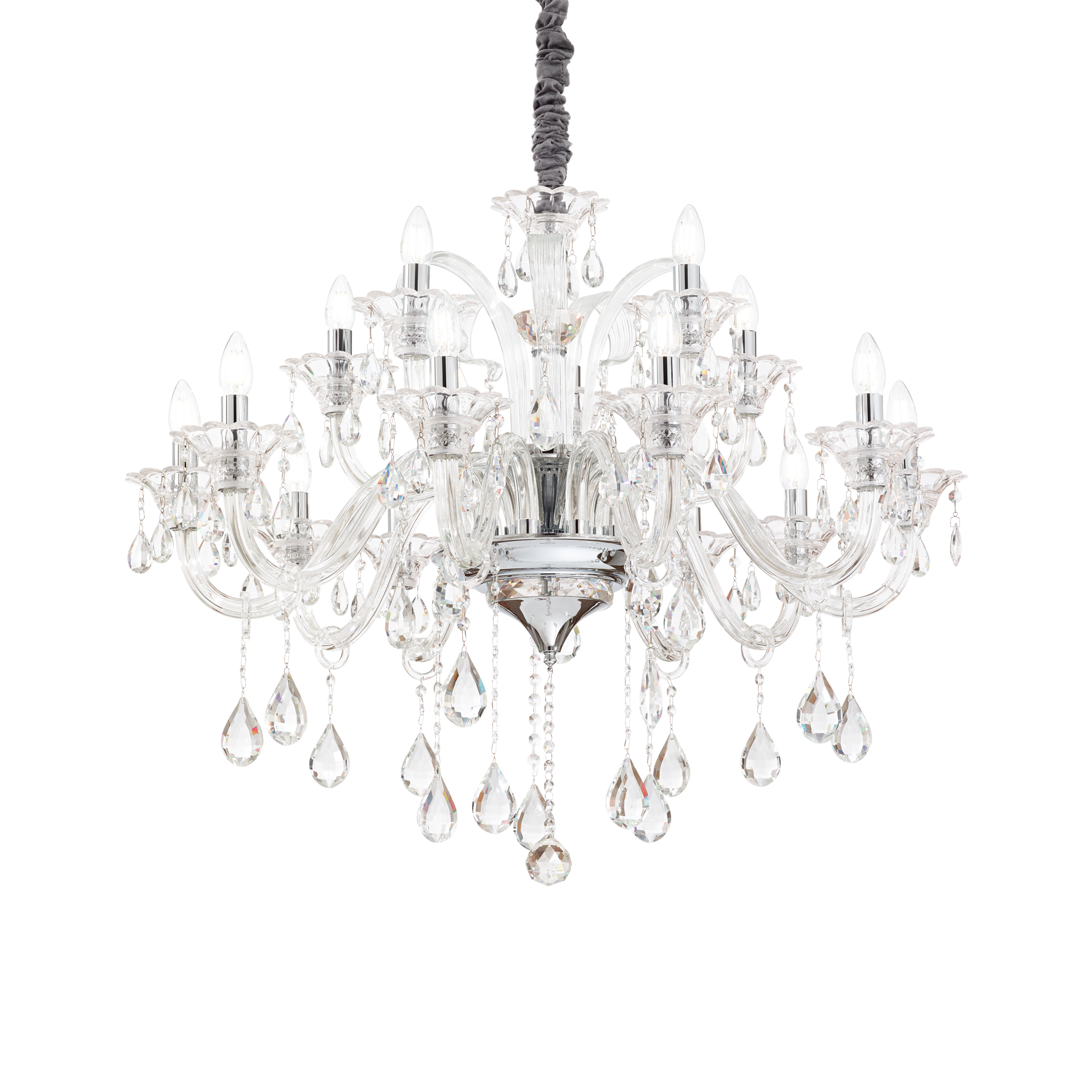 Люстра Ideal Lux COLOSSAL SP15 TRASPARENTE 114170