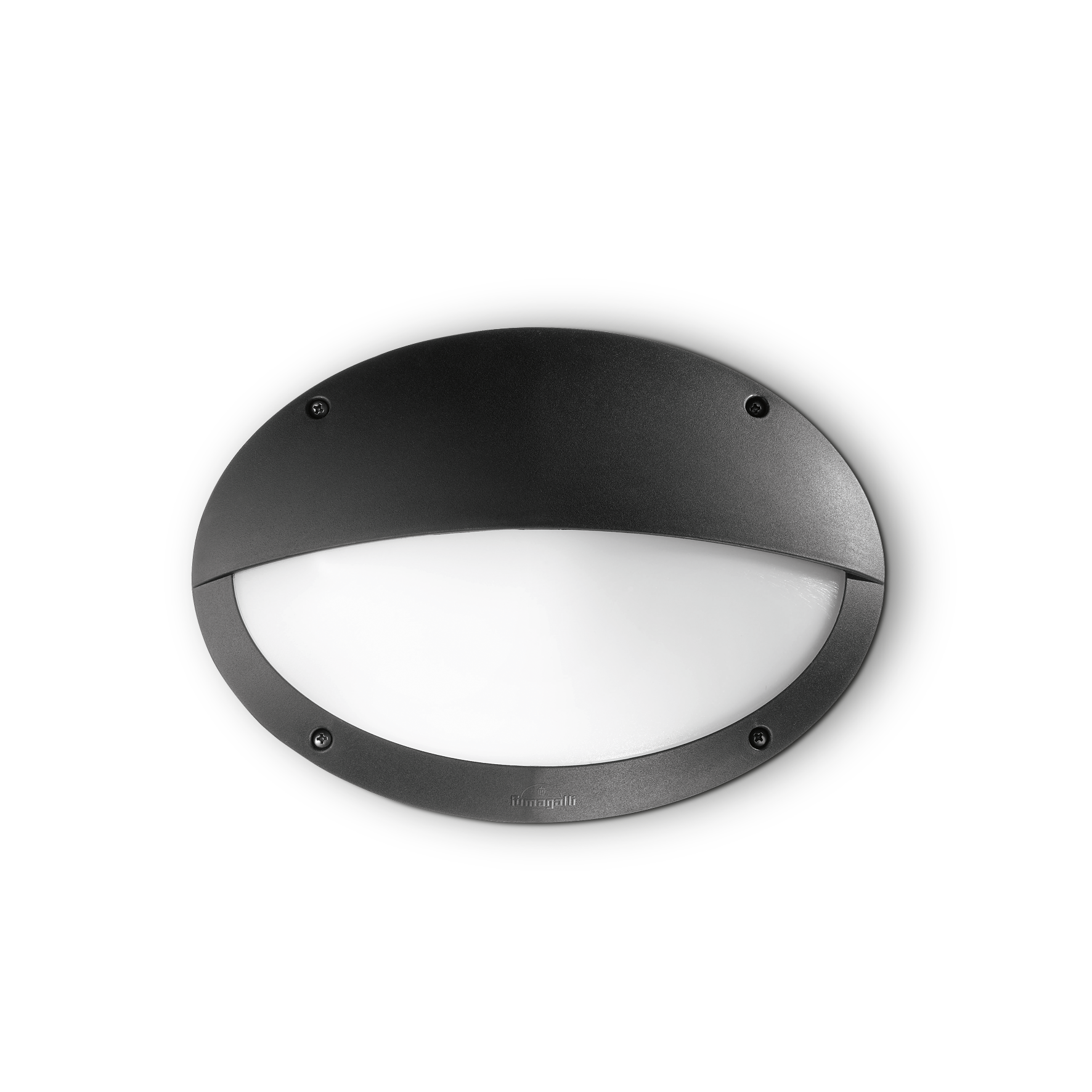 Настенный светильник Ideal Lux POLAR-2 AP1 OVAL NERO (Medea-2 ap1) 096728