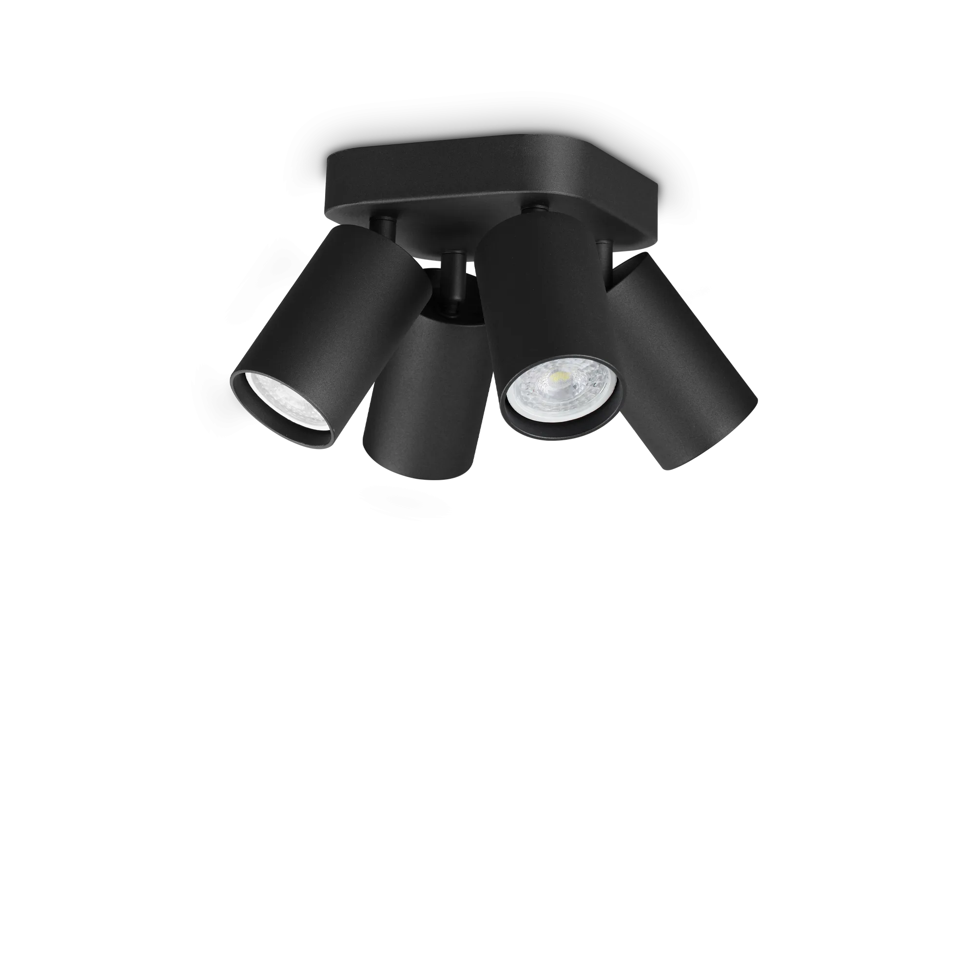 Спот Ideal Lux DYNAMITE PL4 ROUND NERO 371290