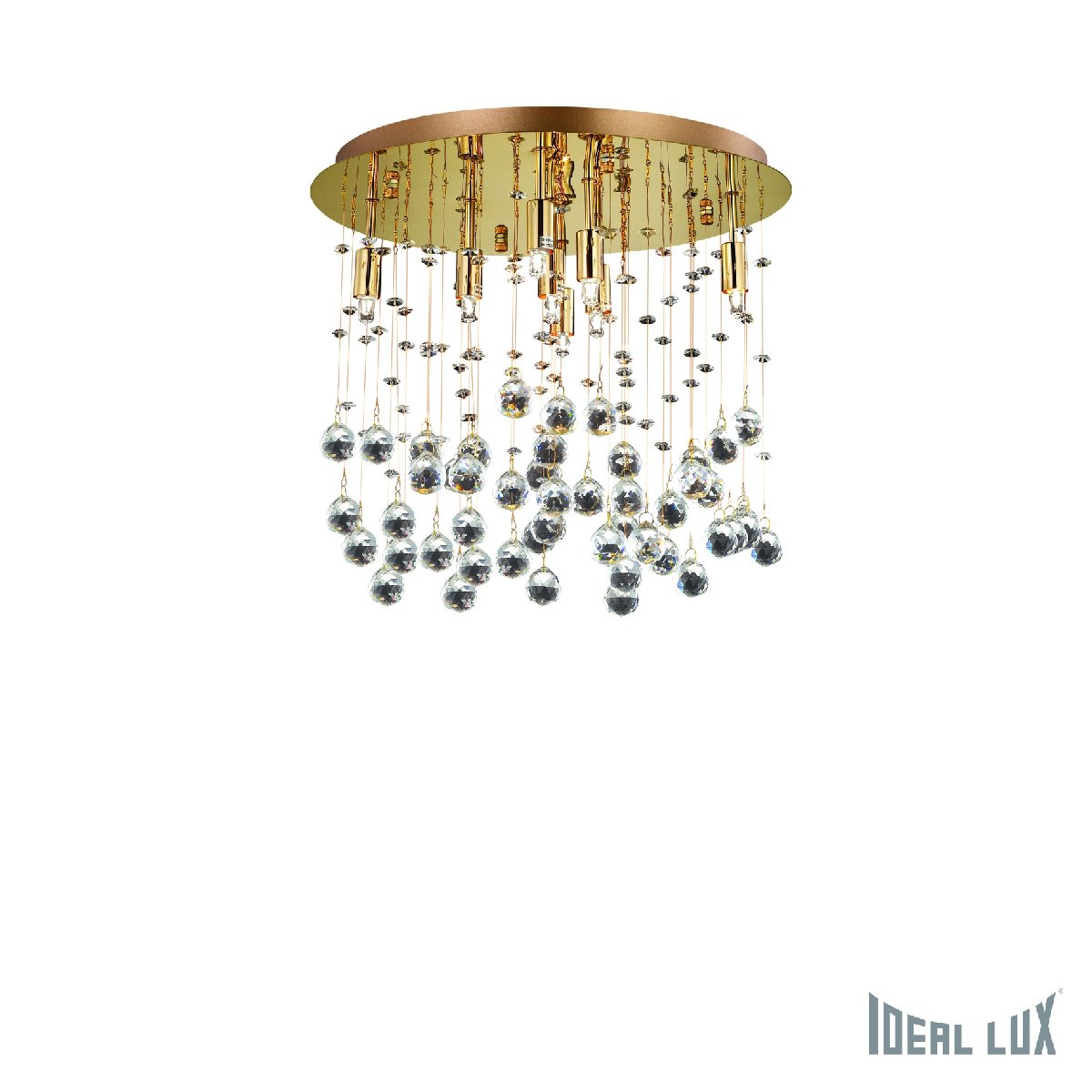 Потолочный светильник Ideal Lux Moonlight PL8 Oro 080932