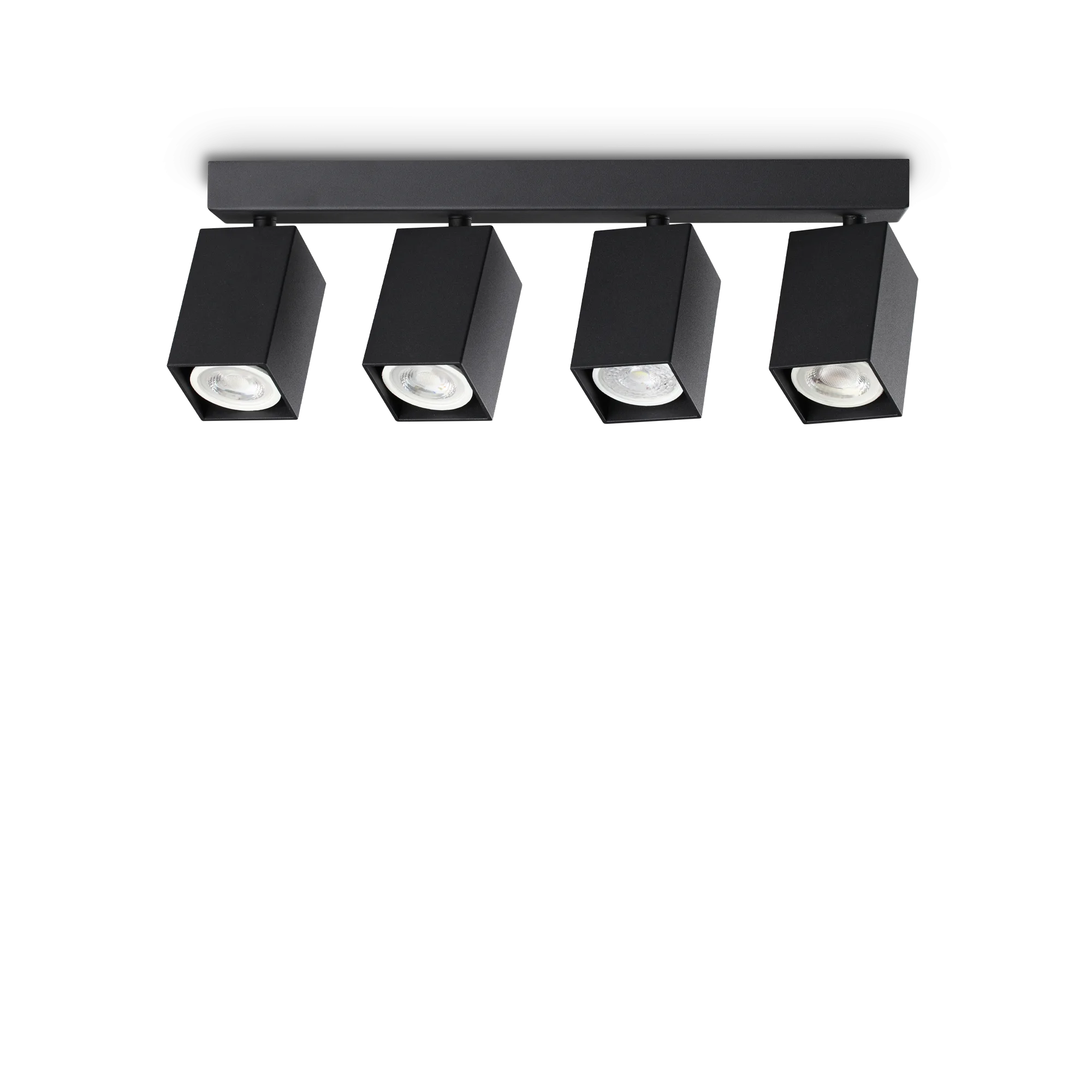 Спот Ideal Lux DYNAMITE PL4 LINEAR SQUARE NERO 371368