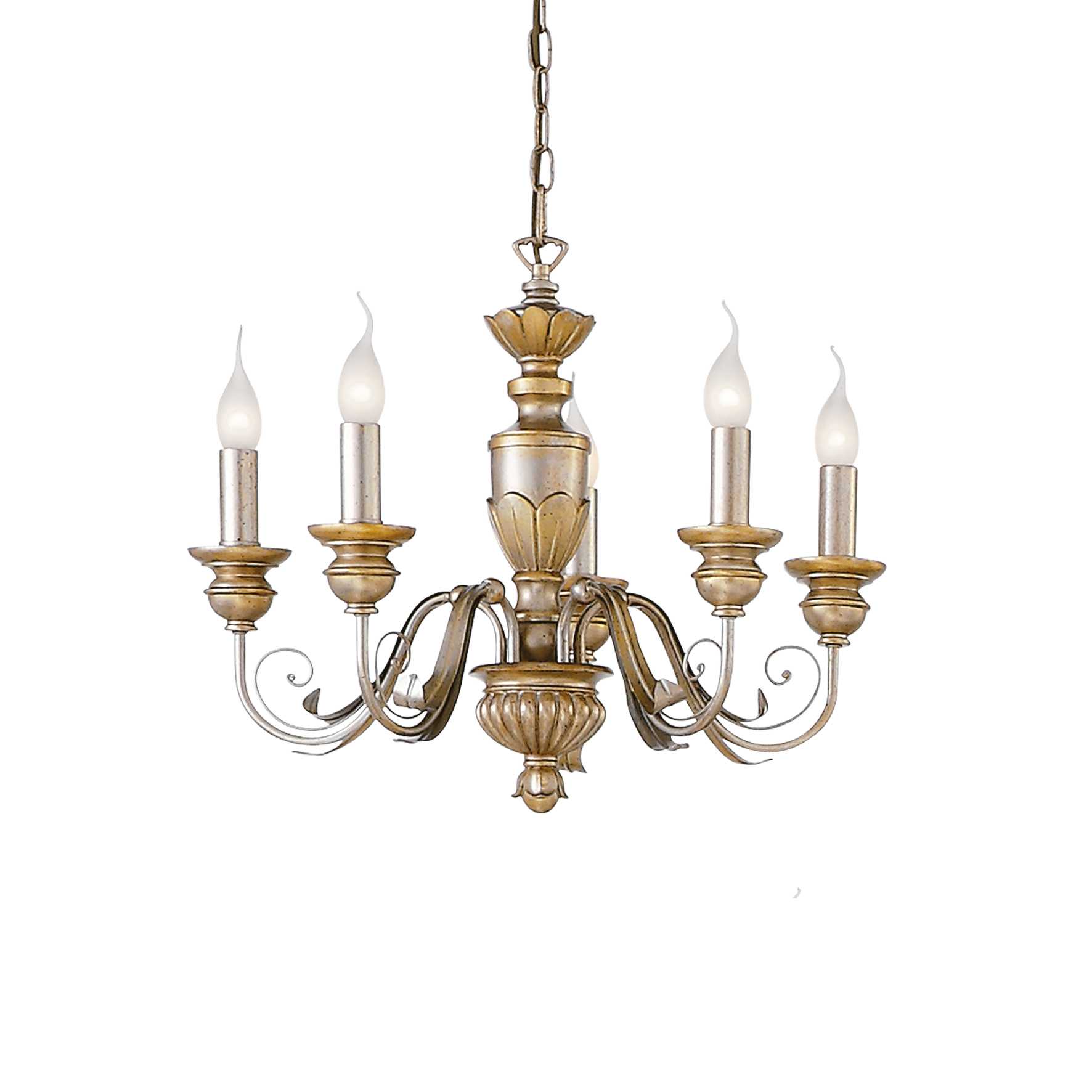 Люстра Ideal Lux Firenze SP5 Oro 020822