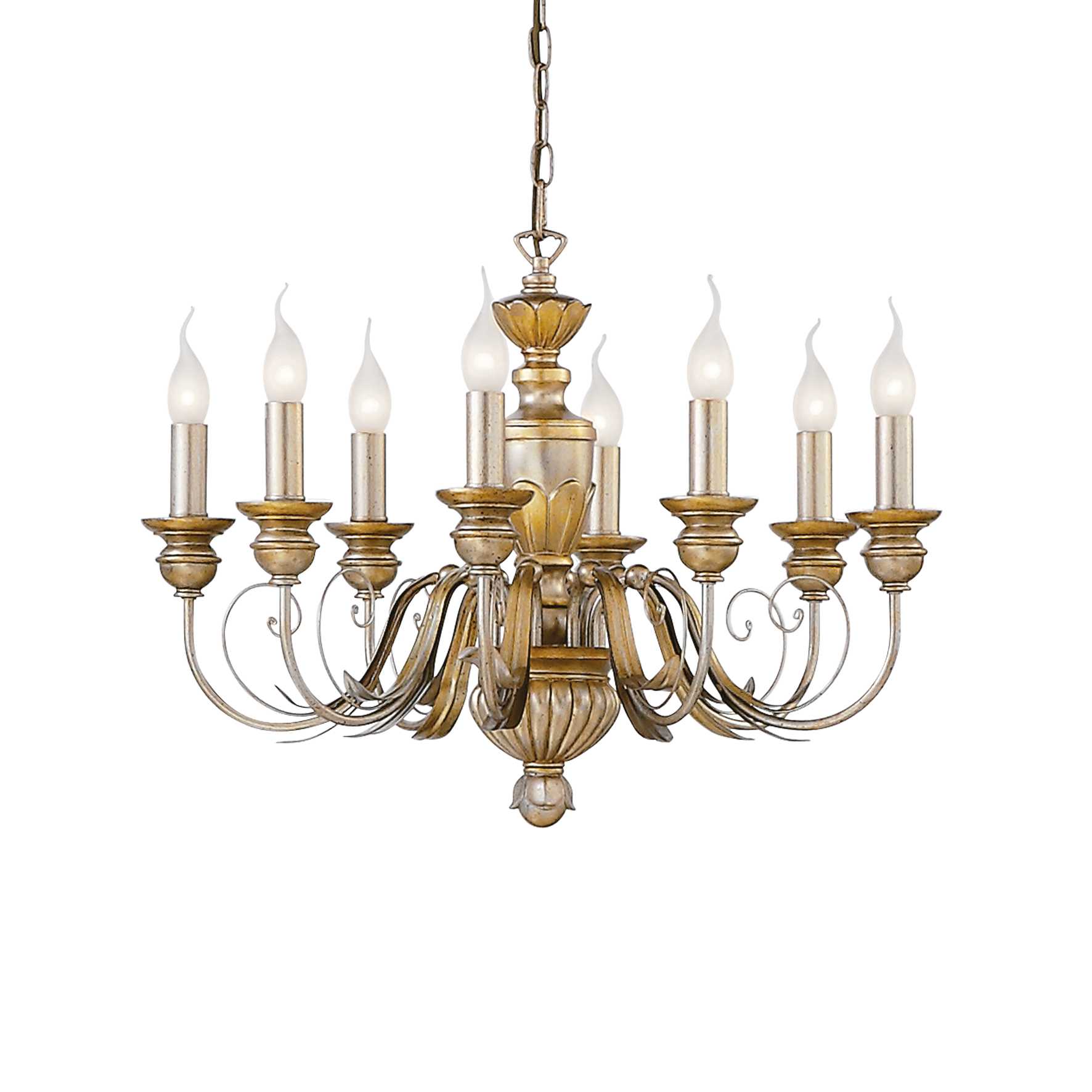 Люстра Ideal Lux Firenze SP8 Oro 020839