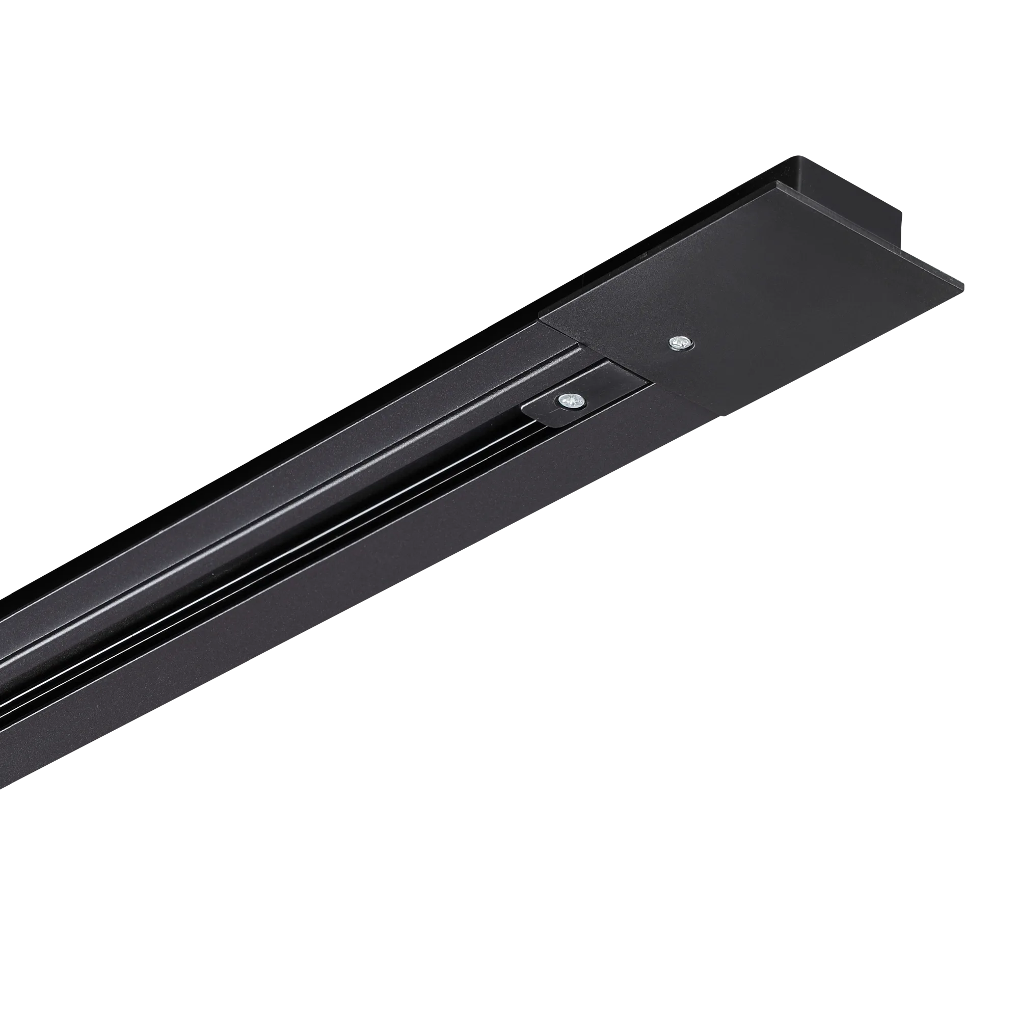 Шинопровод (трек) Ideal Lux LINK 1-PHASE RECESSED BINARIO 1 MT NERO 342818